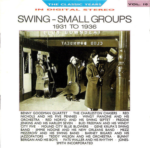 Various : Swing – Small Groups 1931 To 1936 (Compilation,Remastered,Stereo)