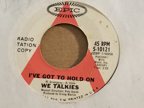 We Talkies : I've Got To Hold On (7