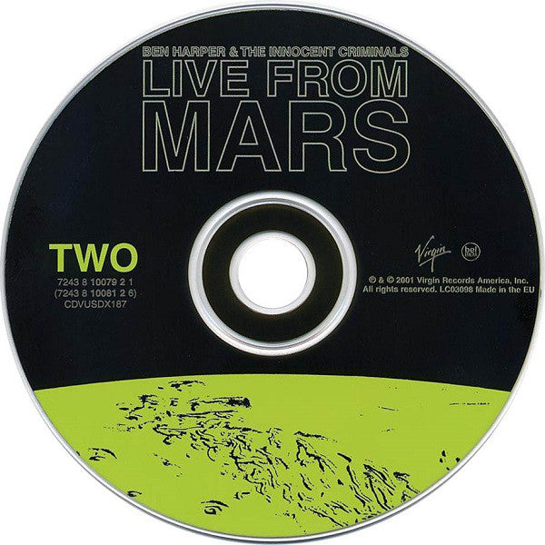 Ben Harper u0026 The Innocent Criminals - Live From Mars (2xCD