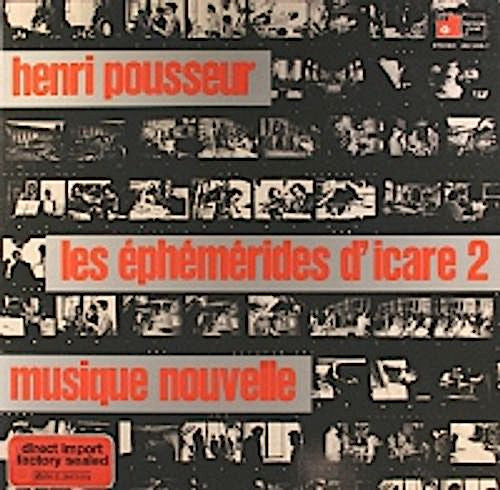 Henri Pousseur : Les Ephémérides D'Icare 2 (LP,Stereo)