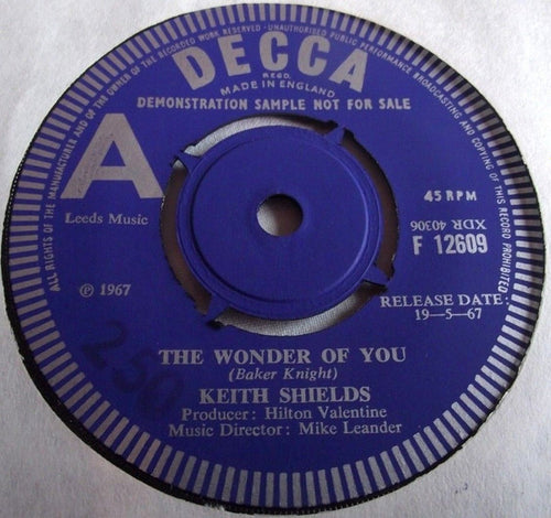 Keith Shields : The Wonder Of You (7