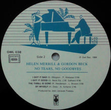 Load image into Gallery viewer, Helen Merrill &amp; Gordon Beck : No Tears, No Goodbyes (LP,Album)
