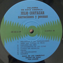 Charger l&#39;image dans la galerie, Julio Cortázar : Narraciones Y Poemas (LP,Album)
