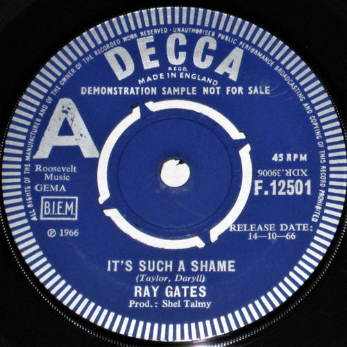 Ray Gates : It's Such A Shame (7