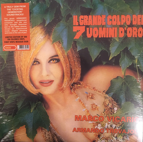 Armando Trovaioli : Il Grande Colpo Dei 7 Uomini D'Oro (LP, Album, Ltd, RE, Ora)