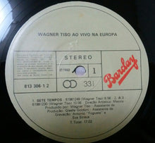 画像をギャラリービューアに読み込む, Wagner Tiso : Ao Vivo Na Europa (LP, Album, RE, RP)
