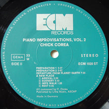 Load image into Gallery viewer, Chick Corea : Piano Improvisations Vol. 2 (LP,Album)
