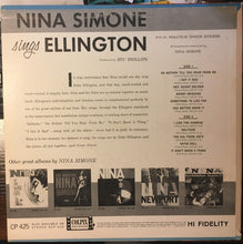 Charger l&#39;image dans la galerie, Nina Simone : Nina Simone Sings Ellington (LP,Mono)
