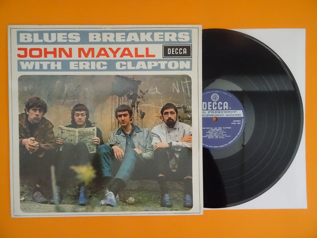 John Mayall With Eric Clapton : Blues Breakers (LP, Album, RE)