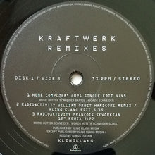 Charger l&#39;image dans la galerie, Kraftwerk : Remixes (LP,Compilation,Stereo)
