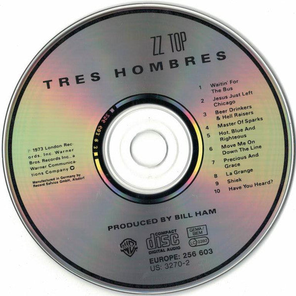 ZZ Top - Tres Hombres (CD, Album, RE) (Mint (M))