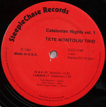 画像をギャラリービューアに読み込む, Tete Montoliu Trio : Catalonian Nights Vol.1 (LP)
