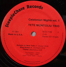 Charger l&#39;image dans la galerie, Tete Montoliu Trio : Catalonian Nights Vol.1 (LP)
