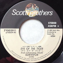 Charger l&#39;image dans la galerie, Survivor = Survivor : Eye Of The Tiger = アイ・オブ・ザ・タイガー  (7&quot;, Single)
