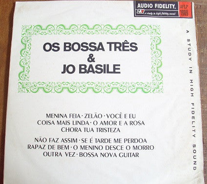 Bossa Três & Jo Basile : Os Bossa Três & Jo Basile (LP, Mono)