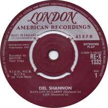 Charger l&#39;image dans la galerie, Del Shannon : Runaway With Del Shannon (7&quot;,45 RPM,EP,Mono,Compilation)
