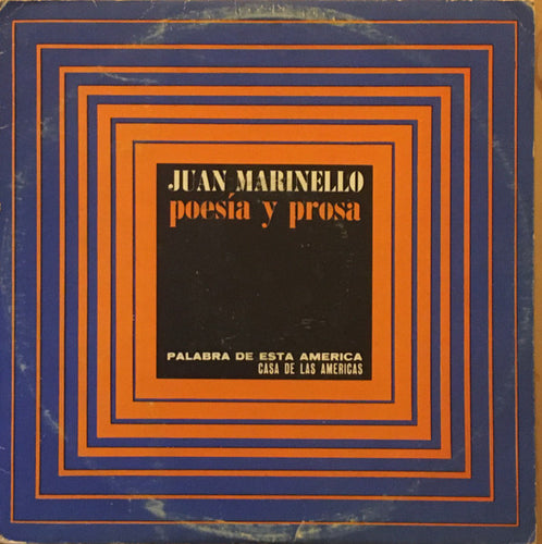 Juan Marinello : Poesía Y Prosa (LP,Album)