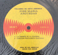 画像をギャラリービューアに読み込む, José María Arguedas : Tres Cuentos Y Una Cancion Quechua (LP,Album)
