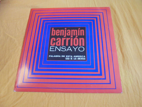 Benjamín Carrión : Ensayo (LP,Album)