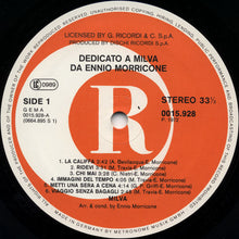 Load image into Gallery viewer, Milva - Ennio Morricone : Dedicato A Milva Da Ennio Morricone (LP, Album, RE)
