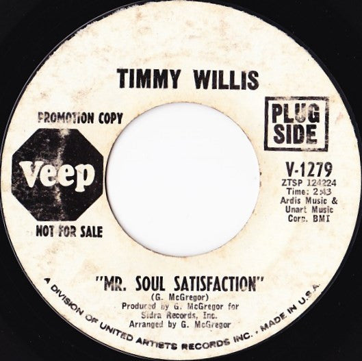 Timmy Willis : Mr. Soul Satisfaction (7