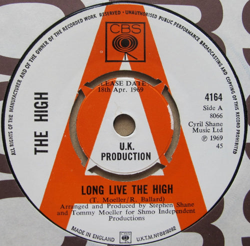 The High (3) : Long Live The High / Beggar Man Dan (7