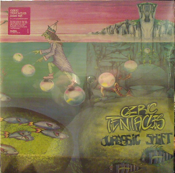 Ozric Tentacles : Jurassic Shift (LP, Album, RE, Pin + 12