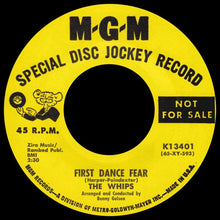 Load image into Gallery viewer, The Whips (4) : Whip It On Me, Baby / First Dance Fear (7&quot;, Single, Promo)
