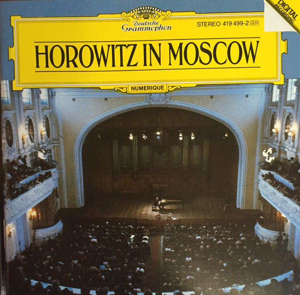 Vladimir Horowitz : Horowitz In Moscow (Album)