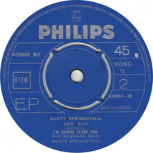 Charger l&#39;image dans la galerie, Dusty Springfield : All I See Is You (7&quot;,45 RPM,EP,Mono)
