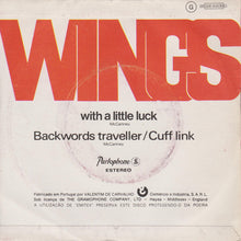 Charger l&#39;image dans la galerie, Wings (2) : With A Little Luck  (7&quot;,45 RPM,Single,Stereo)
