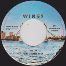 Charger l&#39;image dans la galerie, Wings (2) : With A Little Luck  (7&quot;,45 RPM,Single,Stereo)
