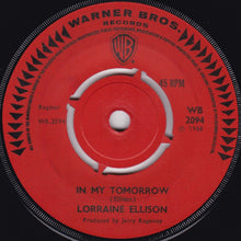 画像をギャラリービューアに読み込む, Lorraine Ellison : Try (Just A Little Bit Harder) / In My Tomorrow (7&quot;, Single)
