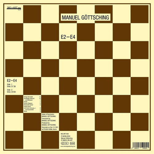 Manuel Göttsching : E2–E4 (LP,Album,Reissue,Stereo)