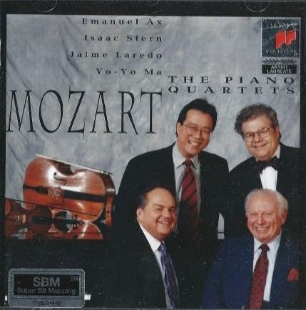 Wolfgang Amadeus Mozart, Emanuel Ax, Isaac Stern, Jaime Laredo, Yo-Yo Ma : The Piano Quartets (CD, Album)